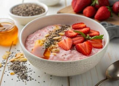 طرز تهیه اوتمیل با ماست میوه ای، لعابدار و مقوی طرز تهیه اوتمیل با ماست میوه ای، لعابدار و مقوی